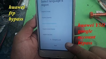 huawei Y3 II Y5 II google account bypass