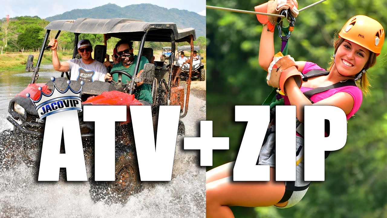 Jaco ATV + ZIP LINE Combo Tour.