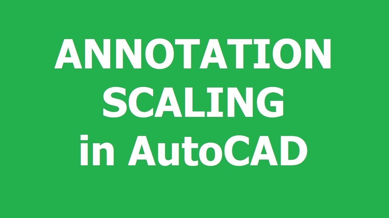 Как использовать аннотативные объекты и масштабирование аннотаций в AutoCAD