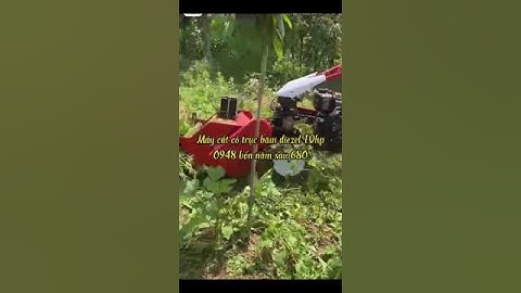 Máy cắt cỏ trục băm động cơ dầu 10hp máy cắt băm trả cỏ nông lâm nghiệp