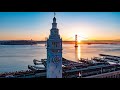 San Francisco, Sunday morning drone flight with epic ending.