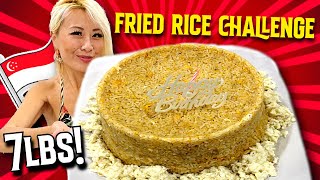 7LBS OF FRIED RICE CHALLENGE IN SINGAPORE!! #RainaisCrazy