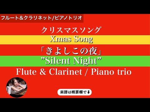 Silent Night (Piano trio /Flute & Clarinet ) - F. Gruber