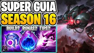GUIA DE VEL'KOZ SEASON 16 | COMO JUGAR VEL'KOZ SOPORTE FACIL Y RAPIDO | BUILD, RUNAS, CONSEJOS, TIPS