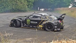 1200Hp Libertywalk Nissan R35 Gt-R Lsx V8 Turbo Engine Start Up, Drifting, Fail, Burnouts
