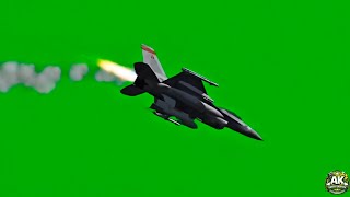 Fighter Jet Crash Explosion Green Screen Vfx Jet Crash Animation Video