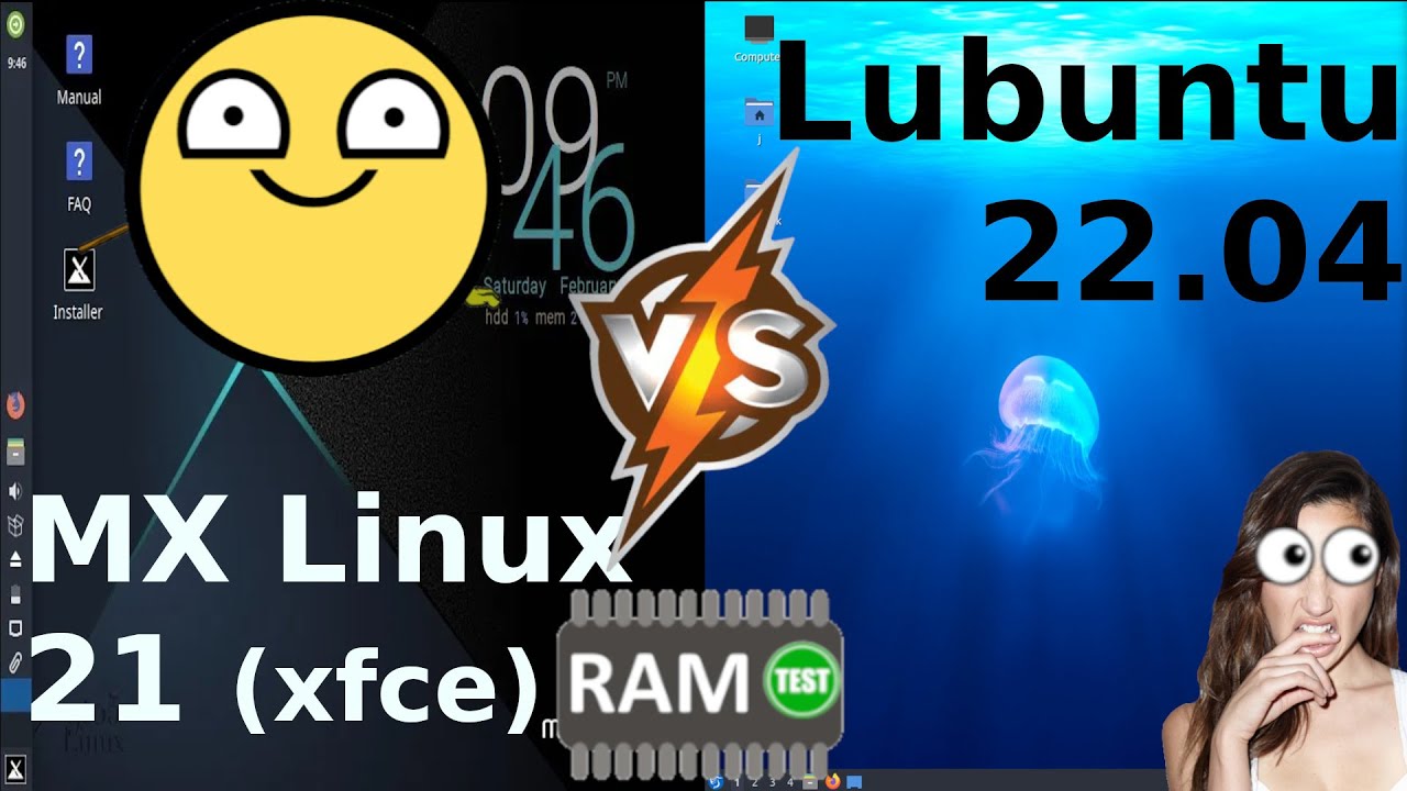 Lubuntu Ram Usage MX Linux 21 (XFCE) vs Lubuntu 22.04: RAM Usage - YouTube