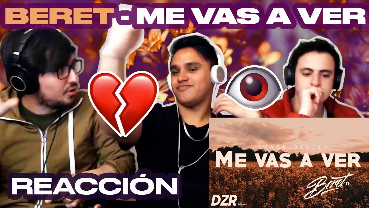 [Reacción] Beret - Me vas a ver (Lyric Video) - ANYMAL LIVE 🔴