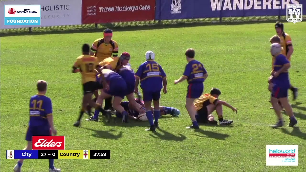 2019 NSW Jr Rugby Champs - City v Country Gala Day - U14 Boys - City vs ...