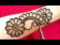 Very beautiful stylish front hand mehndi design  easy arabic mehndi  mehndi ka design  mehndi 