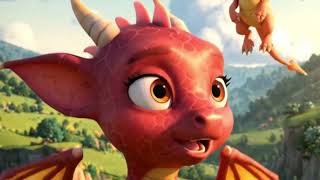 The Baby Dragon Who Was Afraid to Fly Kids Cartoon Story.