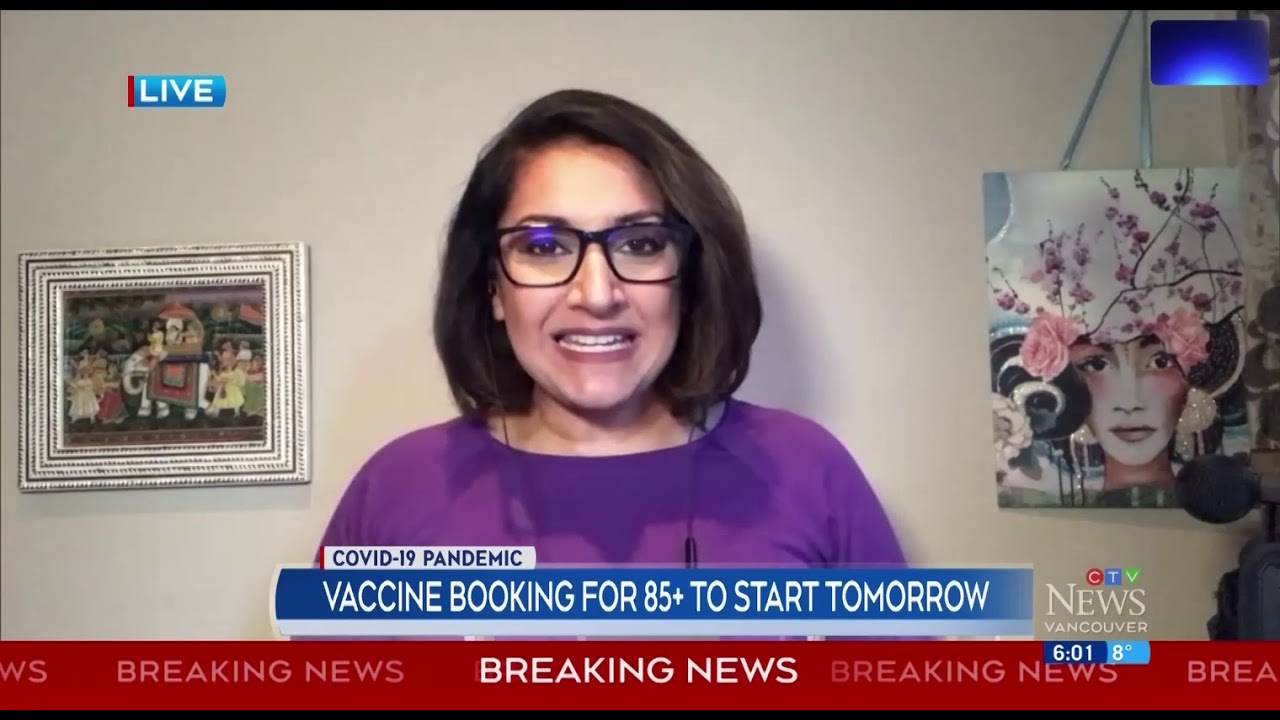 Vaccine booking for those 85+ starts Thursday