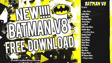 ☯BO2 BatMan V8 MOD MENU!!!! PS3/XBOX+FREE DL!!!  [First Vid With ELGATO]☯