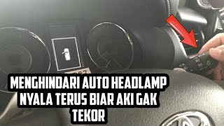 CARA SETTING LEVEL SENSITIF AUTO HEADLAMP ( LAMPU OTOMATIS ) TOYOTA FORTUNER VRZ SRZ