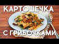 Жареная КАРТОШЕЧКА с ГРИБОЧКАМИ! Готовим дома