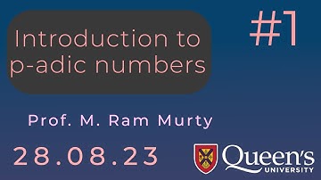 Lecture 1: Introduction to p-adic numbers
