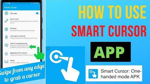 How To Use Smart Cursor App/ Mouse Cursor In Mobile/ Mobile Me Cursor Kaise Use Kare @ManojDey