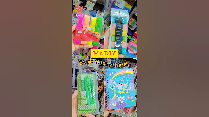 🎨✏️Stationery Haul - From Mr.D.I.Y 📒📌#trending #affordable #youtubeshorts #ytshorts #mrdiy #notebook