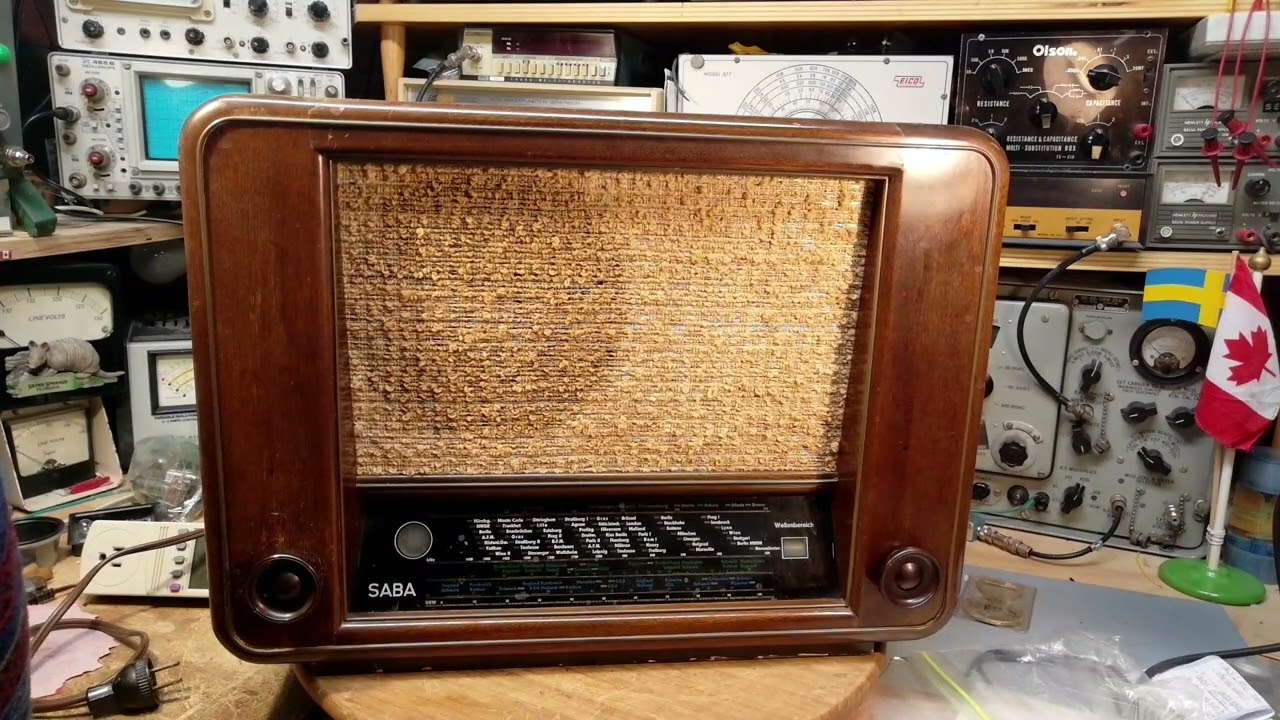 SABA Meersburg W Multiband Tube Radio - Checkout and Operation