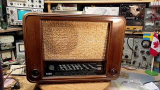 SABA Meersburg W Multiband Tube Radio - Checkout and Operation