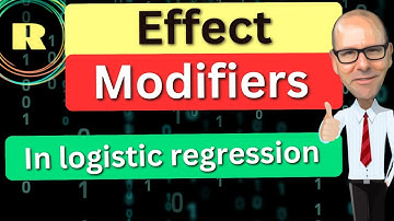 Effect modifiers and interaction terms in Logistic Regression.  An R programming tutorial.