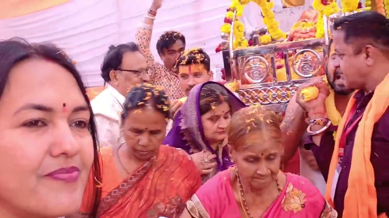 भगवान शिव जी की बारात केलकर पारा झूलेलाल चौक के पास14/2/2026 रायपुर छत्तीसगढ़