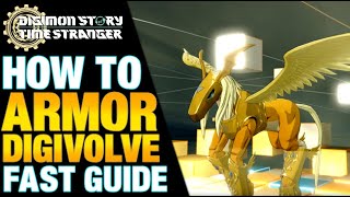 How To ARMOR DIGIVOLVE Fastest Guide | Digimon Story Time Stranger PS5 #DigmonTimeStranger