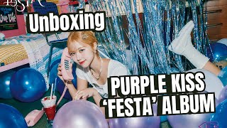 [UNBOXING] Purple Kiss 1st Single Album 'FESTA'