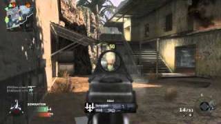 Call Of Duty: Black Ops: MP5K 6 Man Spraying Killstreak and Bonus Clip