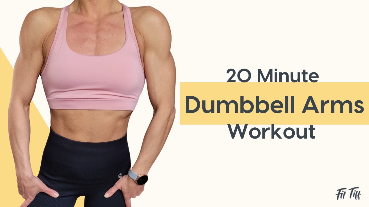 20 Minute Upper Body Workout- Dumbbel arm workout at home - YouTube