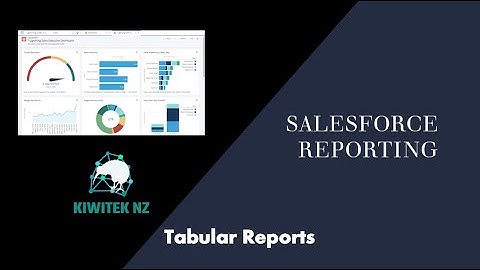 Salesforce Tabular Reports - Reports & Dashboards