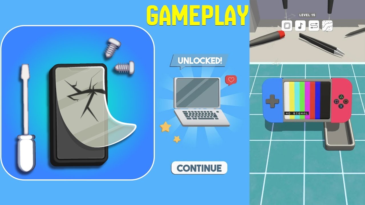 Repair Master 3D Amazing Gameplay Complete walkthrough Review