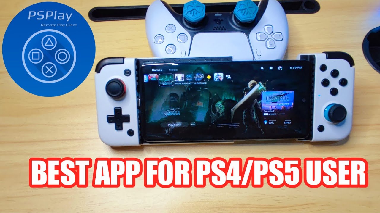 PS5 Games on Android - PSPlay Unlimited Ps (FF7 Remake Intergrade) YouTube