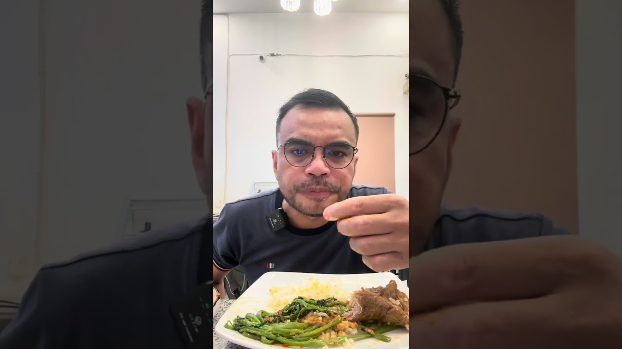 Gulai sayur kangkung sama iga & rempla itik 