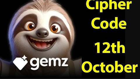 Gemz Daily Cipher Morse Code 12 October 2024