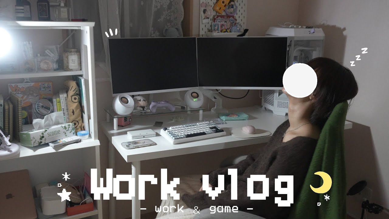 深夜3時、引きこもりオタクのお仕事DAY🏠🎮完全在宅ﾌﾘｰﾗﾝｽの１日vlog