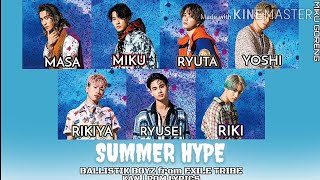[ENG CC] (Colour Coded Lyrics Rom/Kan) / BALLISTIK BOYZ fext - SUMMER HYPE