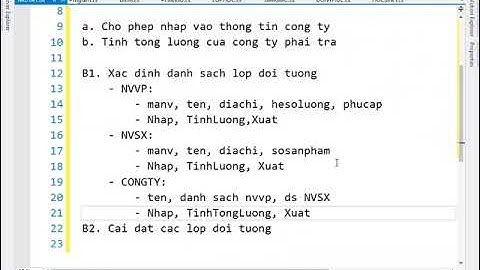 Buổi 6 - Lập trình hướng đối tượng trong bằng c# Đại học Khoa học tự nhiên TPHCM