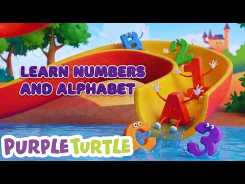 Learn Numbers, ABC Song, Finger Family & More | 10 Minutes of Purple Turtle Nursery Rhymes