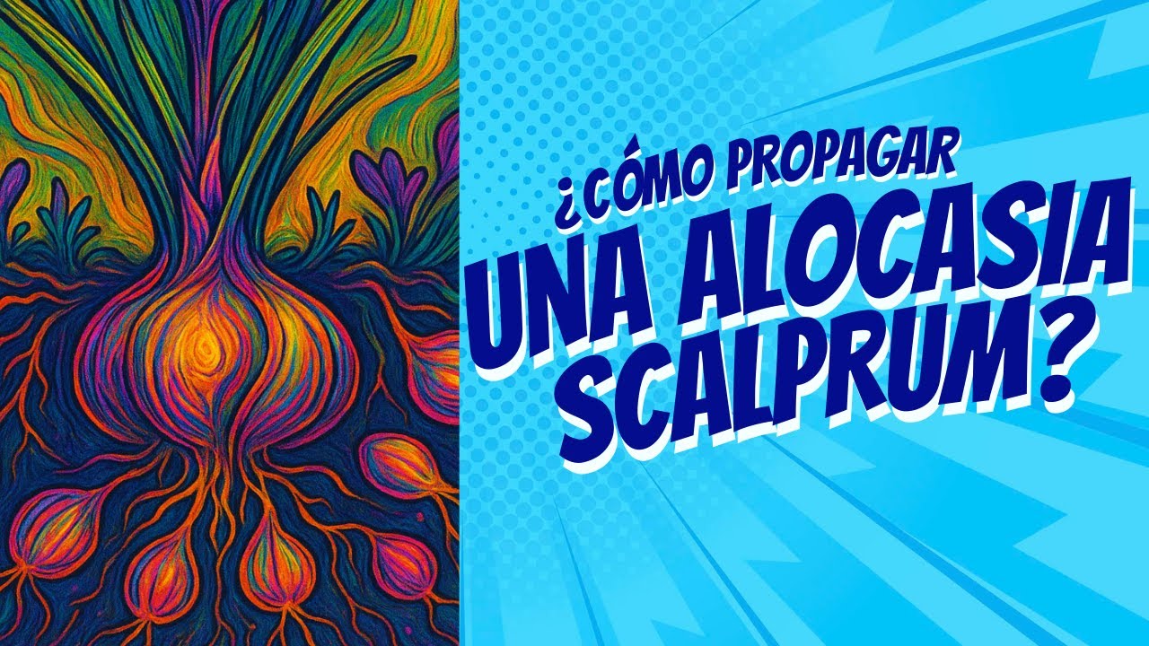 Como Propagar Alocasia Scalprum desde Corms?