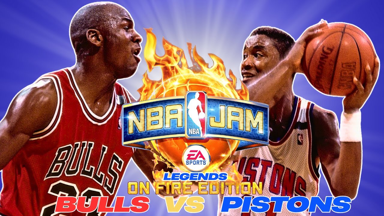 🏀OVER THE HUMP: NBA Jam Legends On Fire Edition [Bulls vs Pistons]
