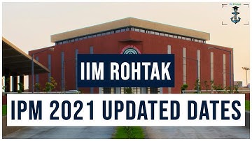 IPMAT Rohtak 2021 Postponed!