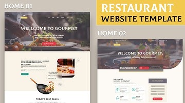 Gourmet Restaurant Website - NextJS Template | Webdraw Studio ThemeForest Template