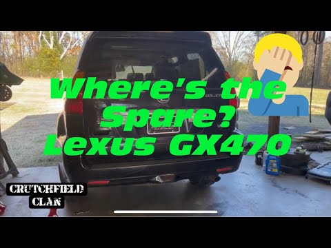 How To Lower the Spare Lexus GX470