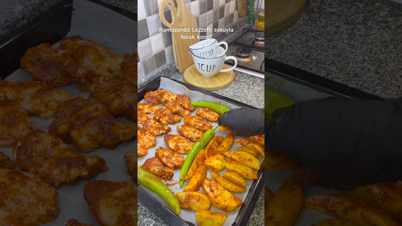 Lezzetli sosuyla tavuk kanat🤤 Lezzetli sosuyla tavuk kanat🤤