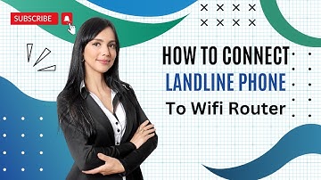 How to Connect Landline Phone to Wifi Router