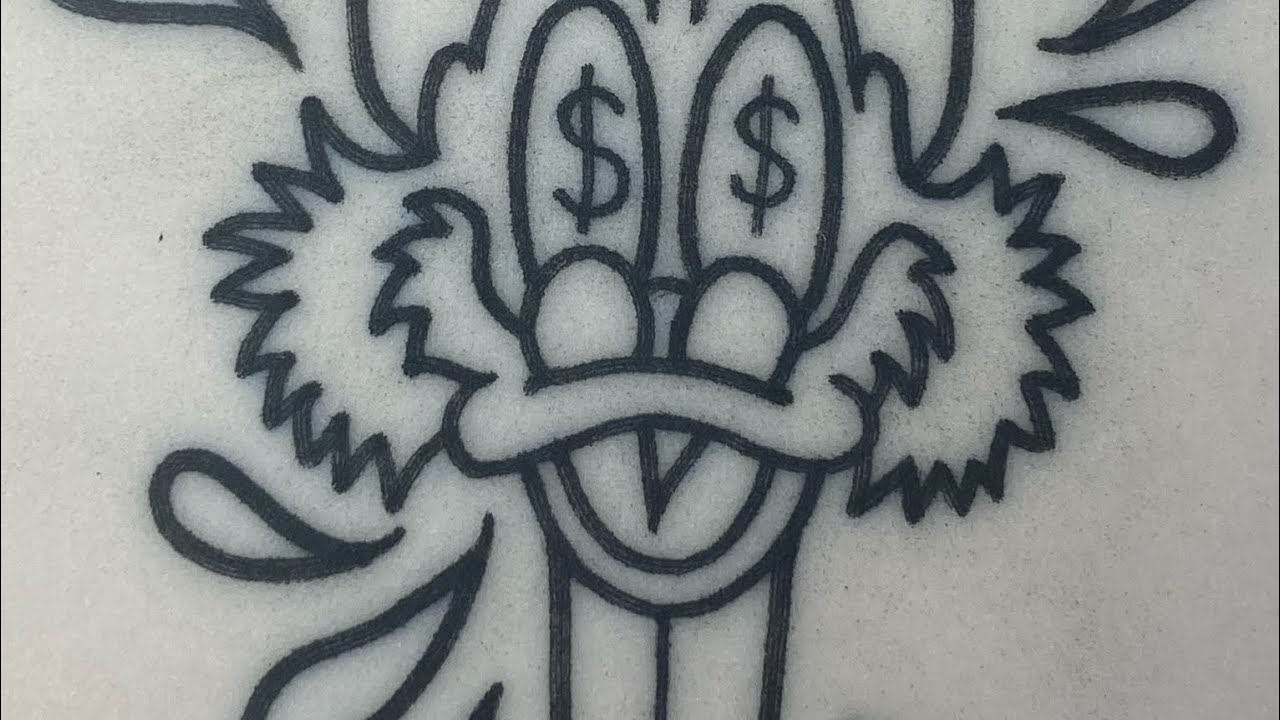 Lining DUCK MONEY Dagger: Tattooing101 Inner Circle
