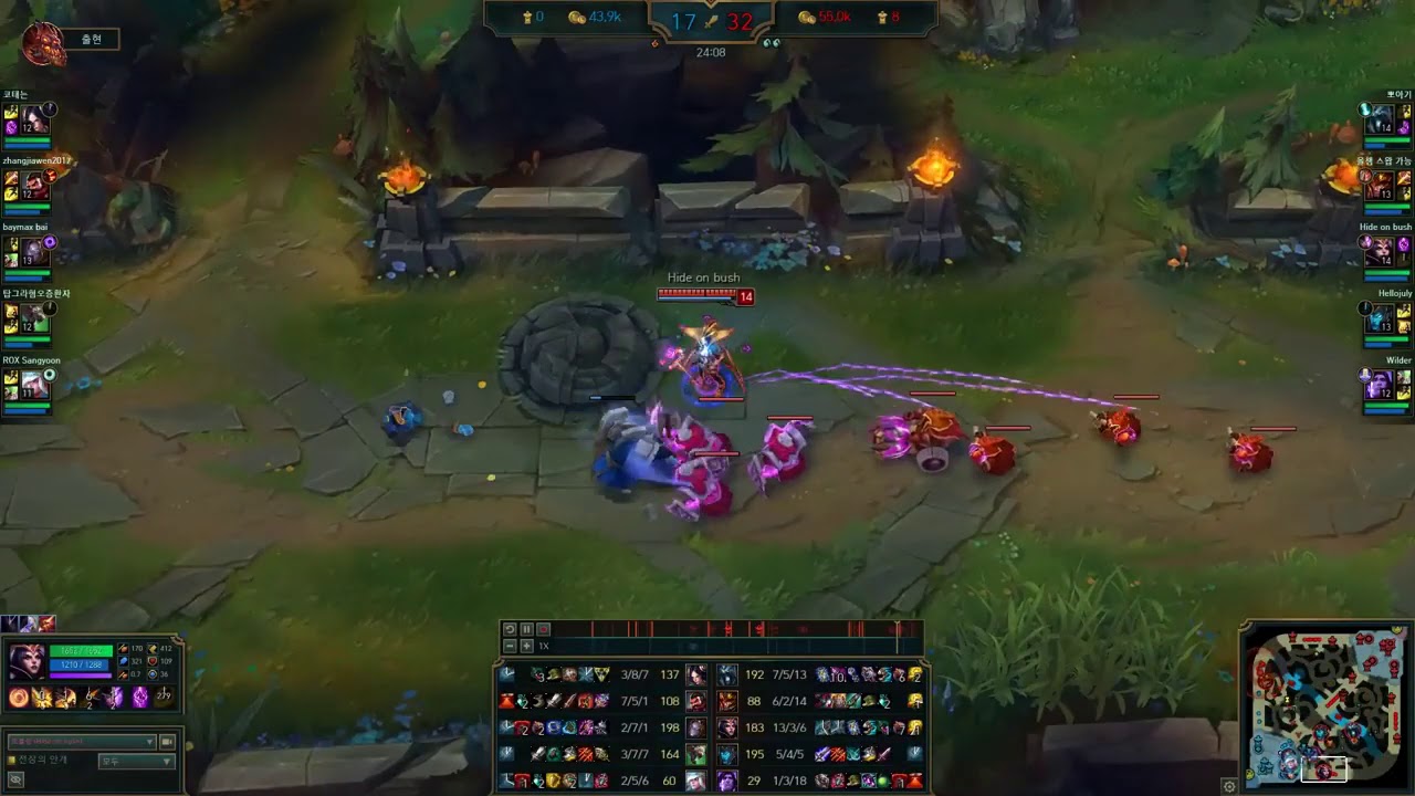 Faker LeBlanc vs Orianna League of Legends Challenger 1080LP part 28