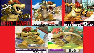 Bowser Classic Mode - Melee to Ultimate (Hardest Difficulty)