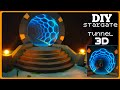 DIY Magic portal 3D || infinity mirror in miniature stargate